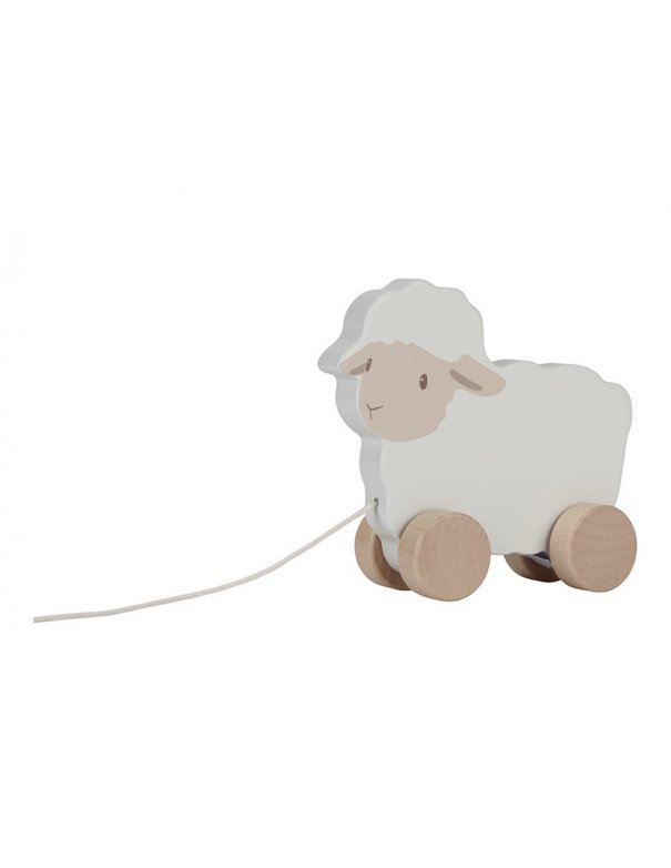 Jouet à tirer en bois mouton - Little Farm