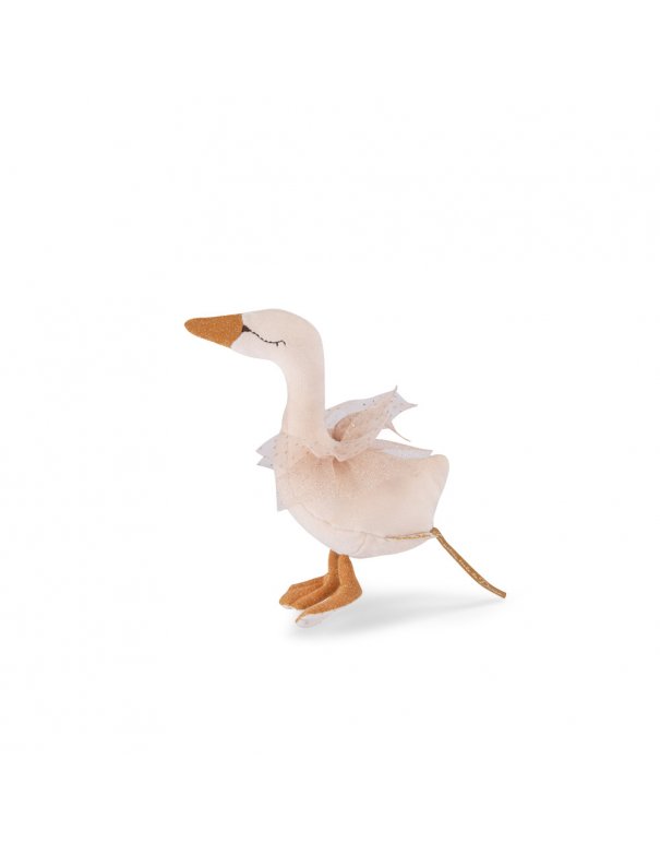 Hochet cygne crème