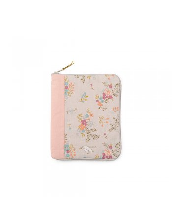 Protège carnet de santé fleurs