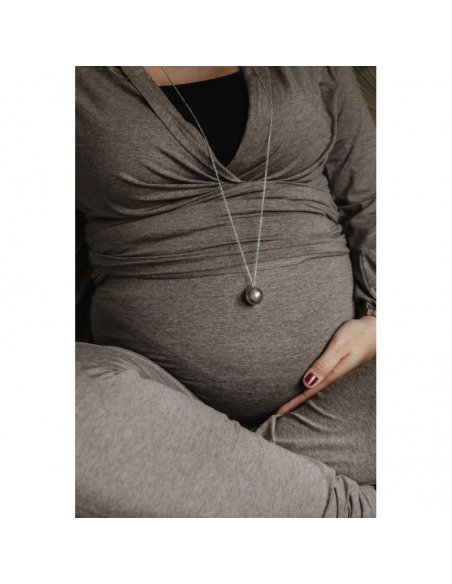 Bola de grossesse FINE LUNA - couleur argent