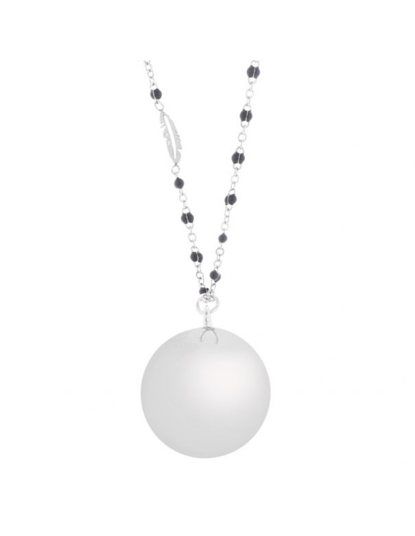 Bola de grossesse FINE- PERLE Bola gris chaîne grise perle grise