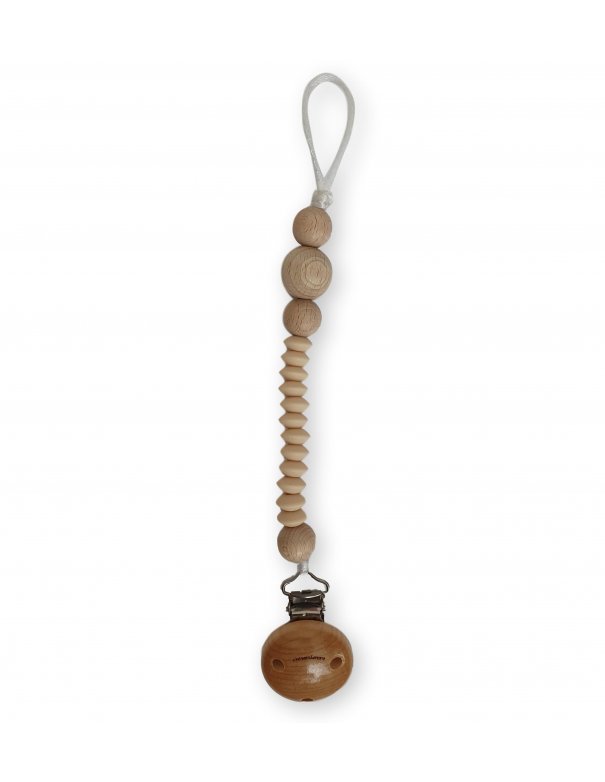 Attache tétine lentille