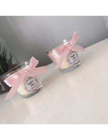 Grande bougie personnalisée: cadeau parrain/ marraine 2