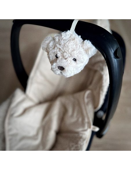 Peluche bruit blanc LOU - comforter on the go - beige