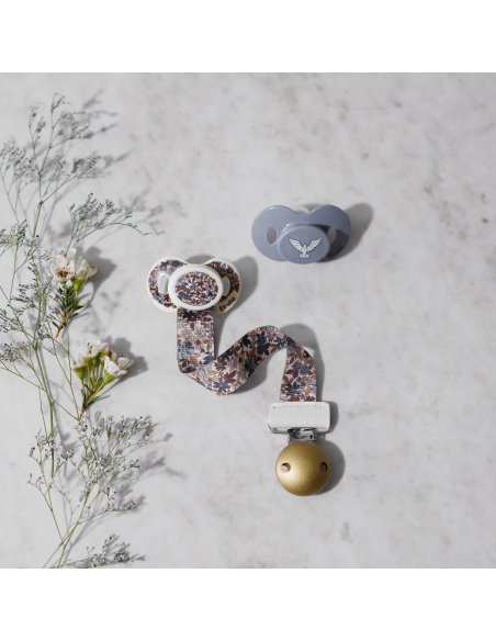 Attache-tétine clips en Bois - Blue Garden Attache-tétine clips en Bois - Blue Garden