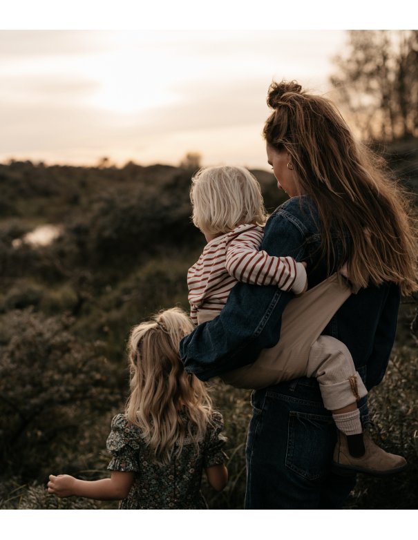 Porte bébé Wildride beige
