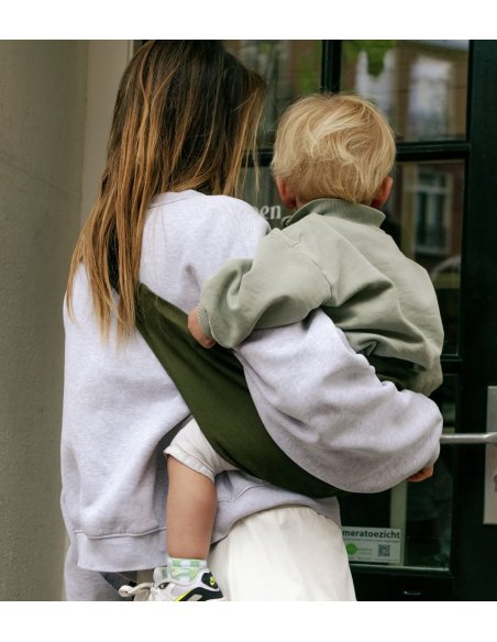 Porte bébé Wildride vert armée