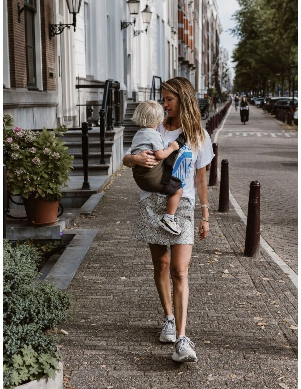 Porte bébé Wildride café