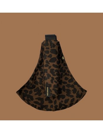 Porte bébé léopard marron