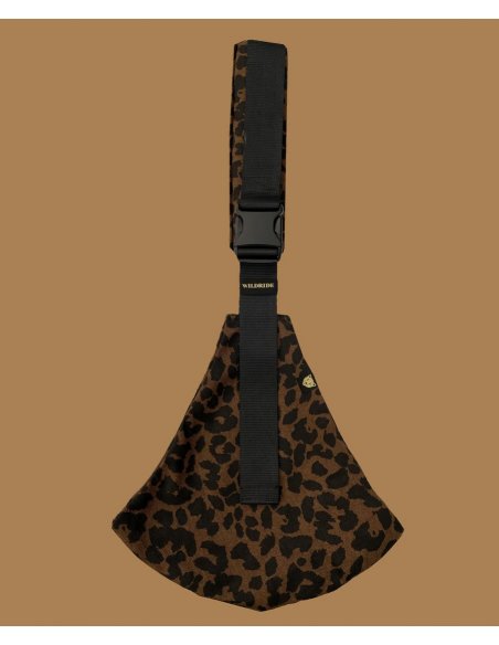 Porte bébé léopard marron