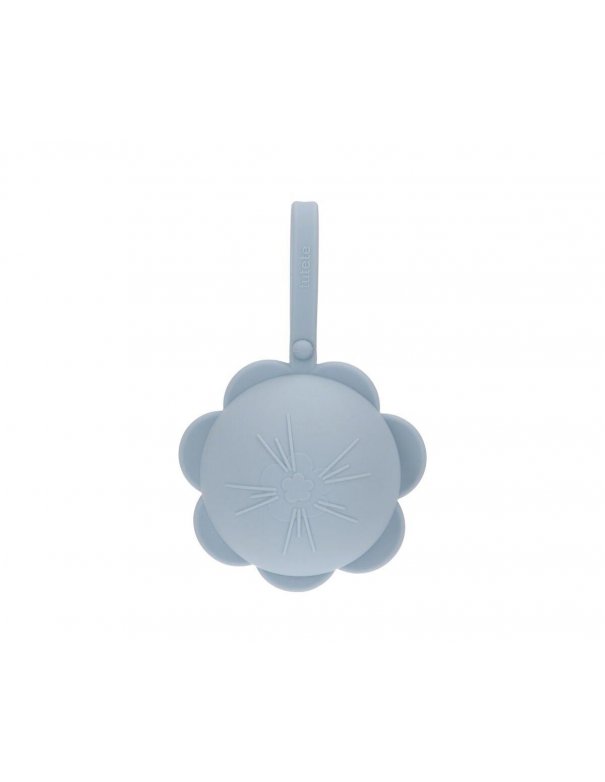 Porte-tétine pour bébé en silicone Flor - Sky