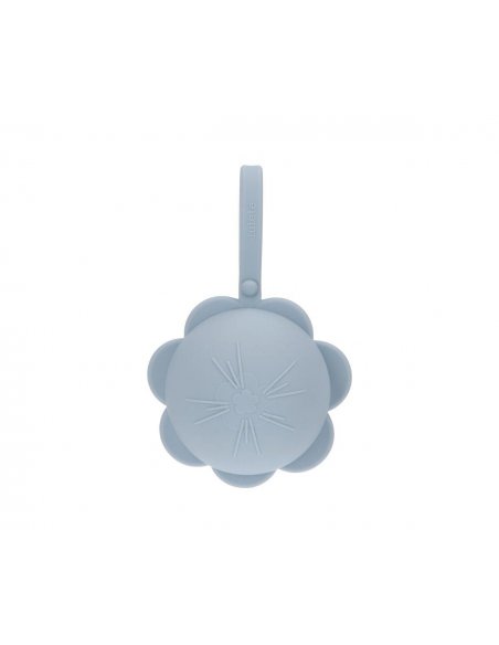 Porte-tétine pour bébé en silicone Flor - Sky