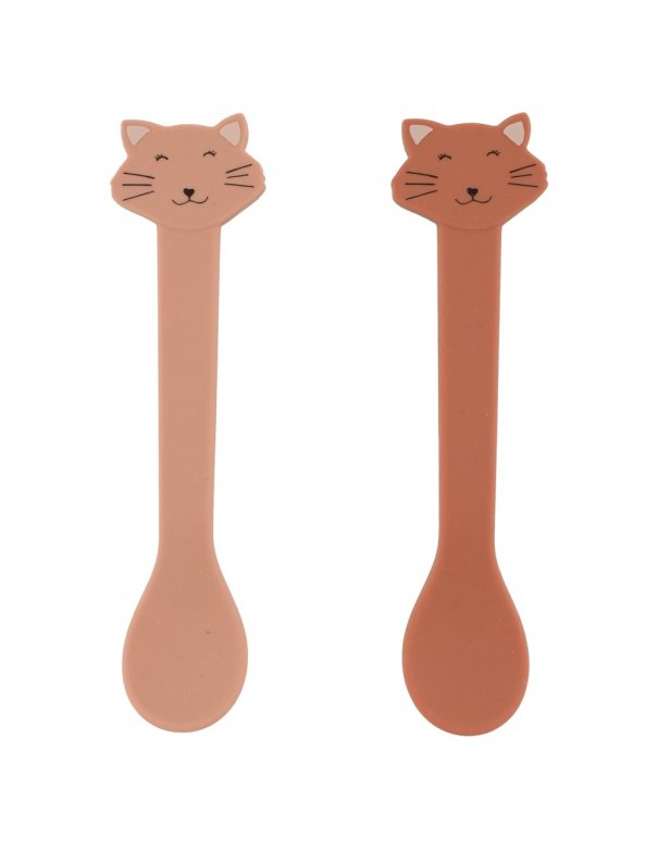 Cuillère en silicone paquet de 2 - Mme Chat