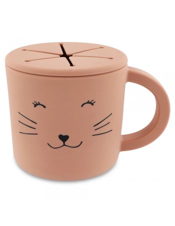 Gobelet à collation en silicone - Mme Chat
