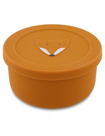 Pot à snack en silicone avec couvercle - Mr. Renard