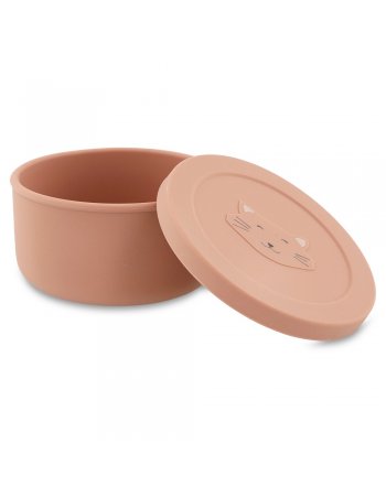 Pot à snack en silicone avec couvercle - Mme Chat 2