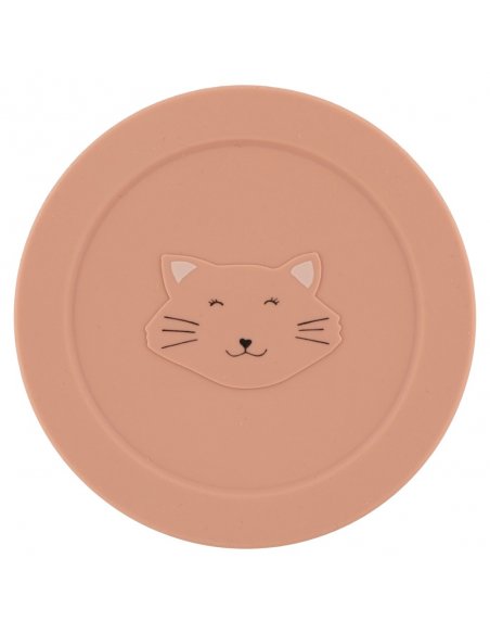 Pot à snack en silicone avec couvercle - Mme Chat