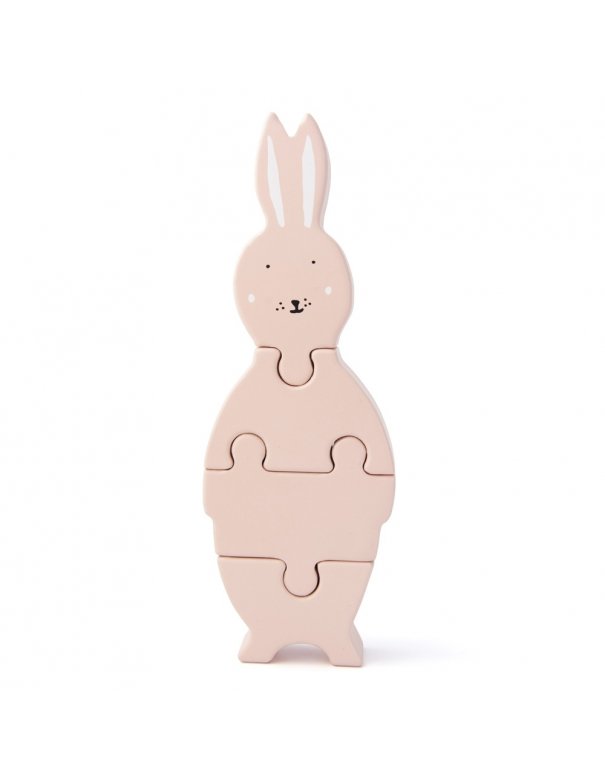 Puzzle formes animaux en bois - Mrs. Rabbit