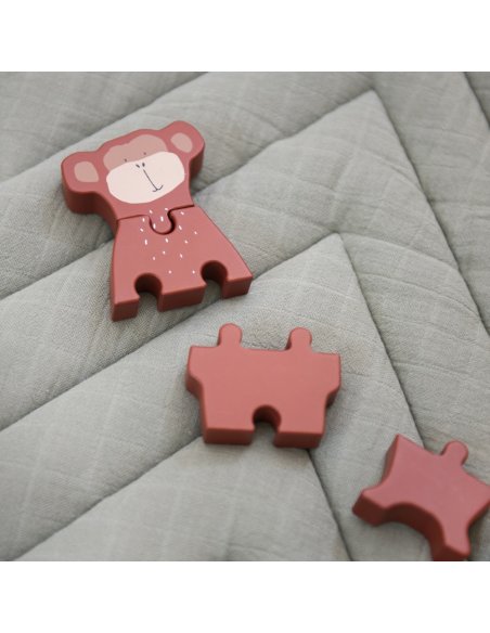 Puzzle formes animaux en bois - Mr. Monkey