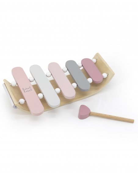 Xylophone en bois - Rose Xylophone en bois - Rose