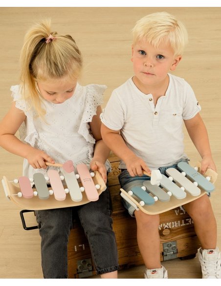 Xylophone en bois - Rose Xylophone en bois - Rose