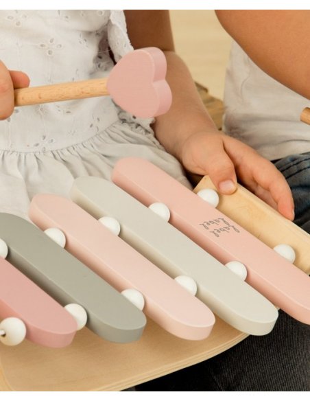 Xylophone en bois - Rose Xylophone en bois - Rose