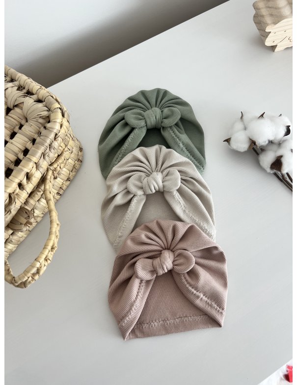 Bonnet turban MINEL petit noeud
