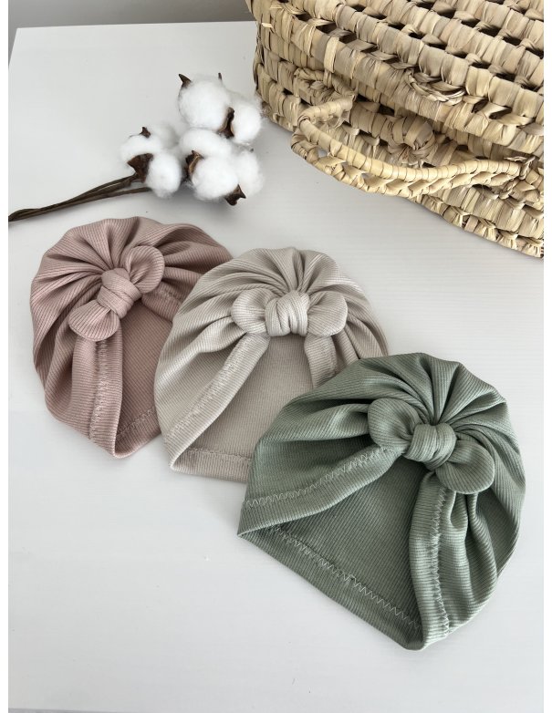 Bonnet turban MINEL petit noeud Bonnet turban MINEL petit noeud