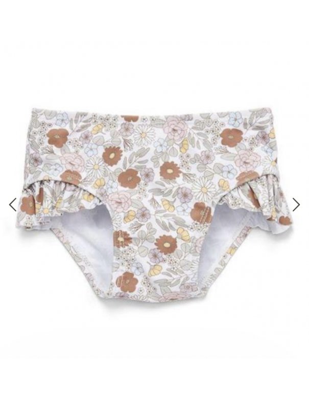 Culotte de bain volants Vintage Little Flowers