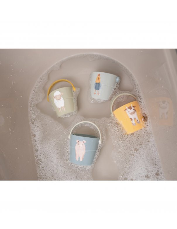 Gobelets de bain Little Farm