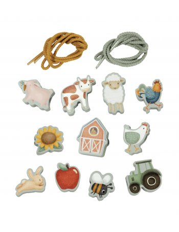 Perles en bois à enfiler...