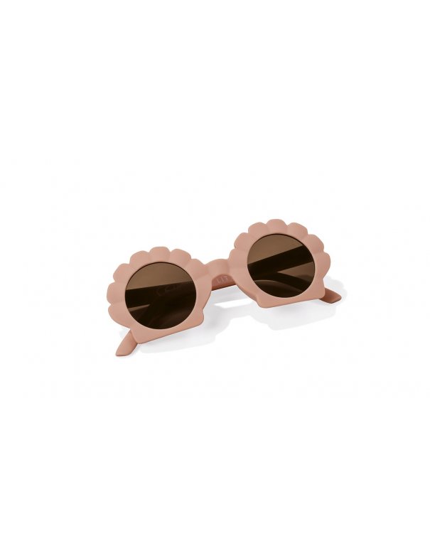 Lunettes de soleil pour enfants coquillage - vieux rose