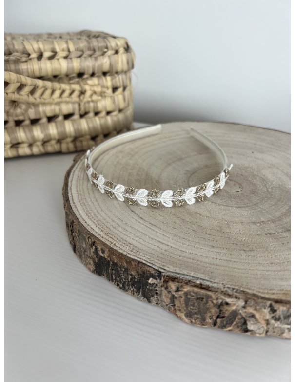 Diadème mini coeur gold