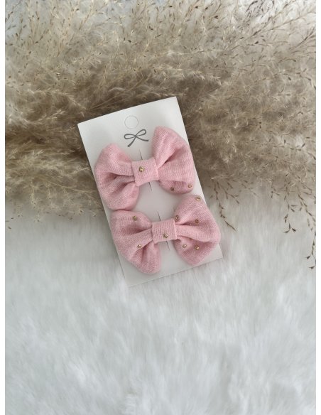 Barrette à cheveux noeud pois gold Barrette à cheveux noeud pois gold
