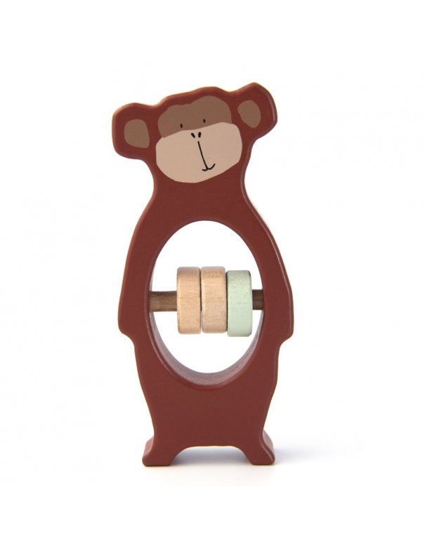 Hochet en bois - Mr. Monkey