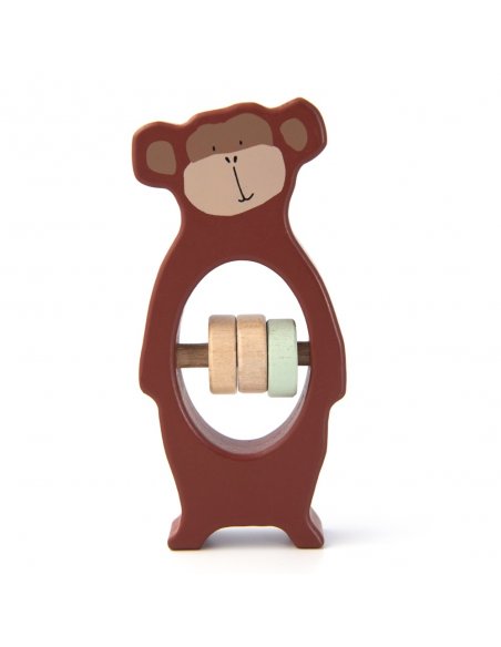 Hochet en bois - Mr. Monkey Hochet en bois - Mr. Monkey