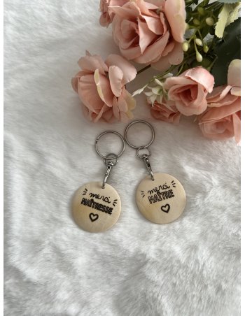 Porte clé personnalisé MERCI Maître / Maîtresse