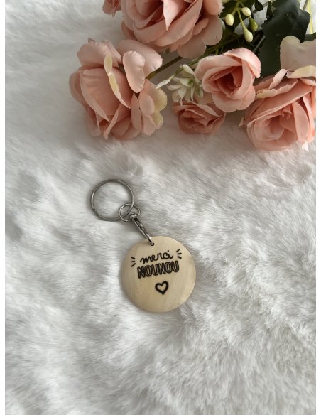 Porte clé personnalisé MERCI Nounou