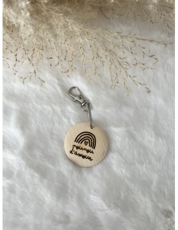 Porte clés personnalisé Nounou d'amour