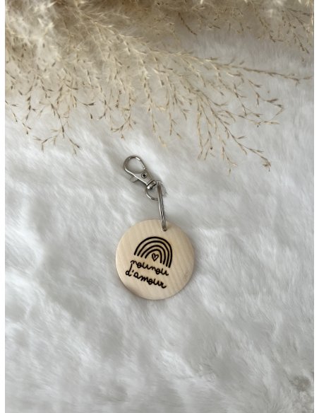 Porte clés personnalisé Nounou d'amour