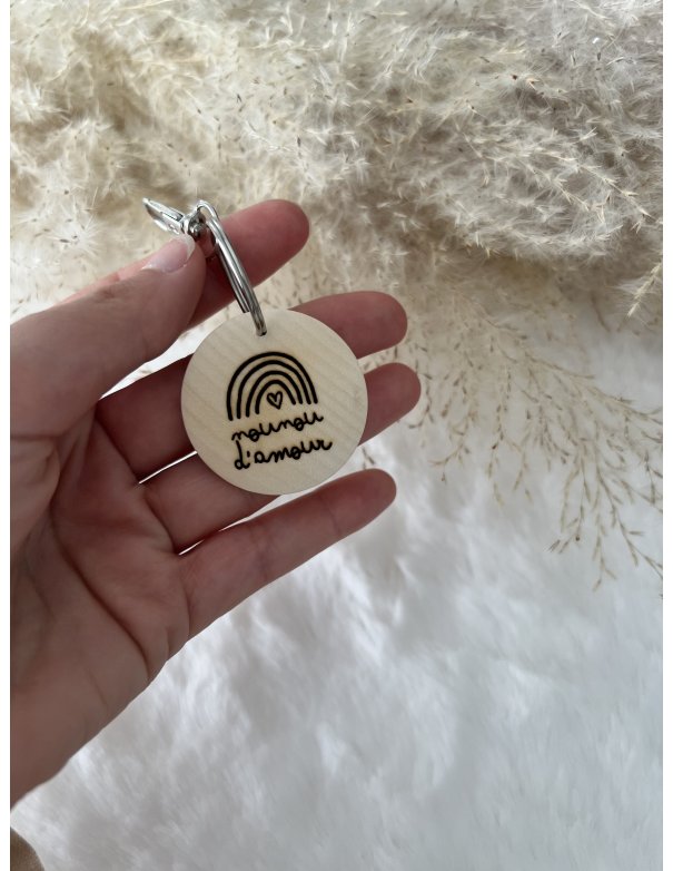 Porte clés personnalisé Nounou d'amour