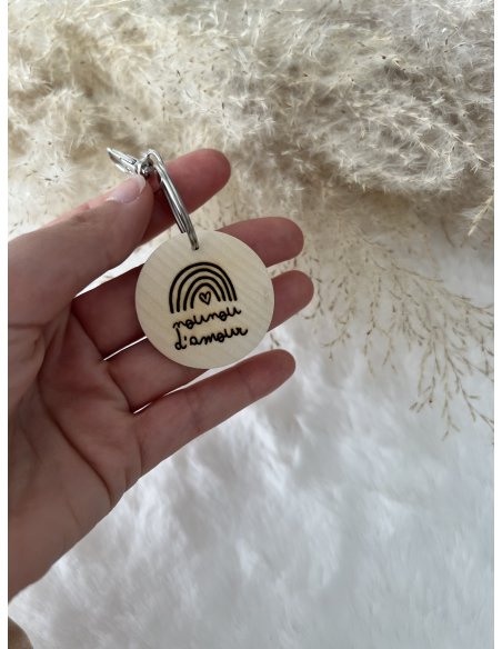 Porte clés personnalisé Nounou d'amour