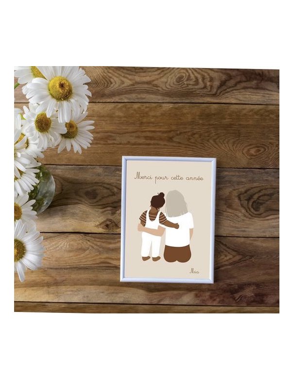 Affiche personnalisée Merci Nounou Affiche personnalisée Merci Nounou