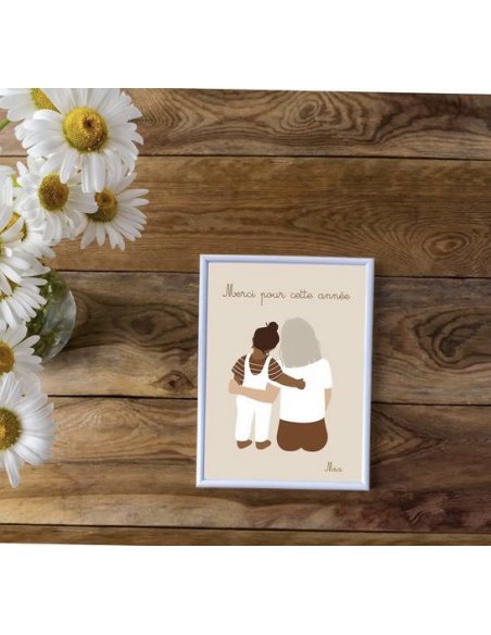 Affiche personnalisée Merci Nounou Affiche personnalisée Merci Nounou