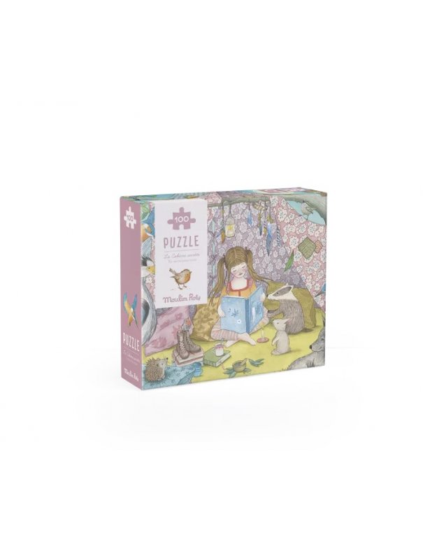 Puzzle La cabane secrète 100 pcs