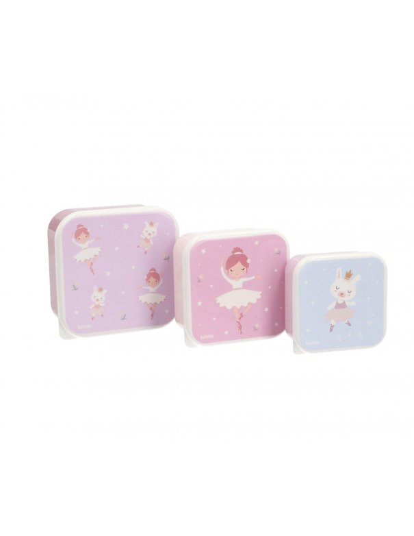 3 boîtes à goûter - Ballerine