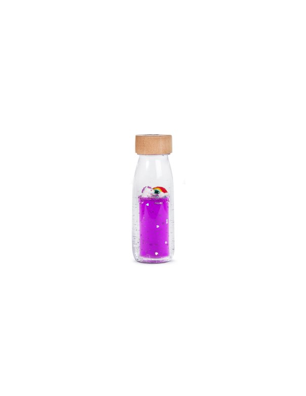 Bouteille sensorielle - Arc en ciel magique