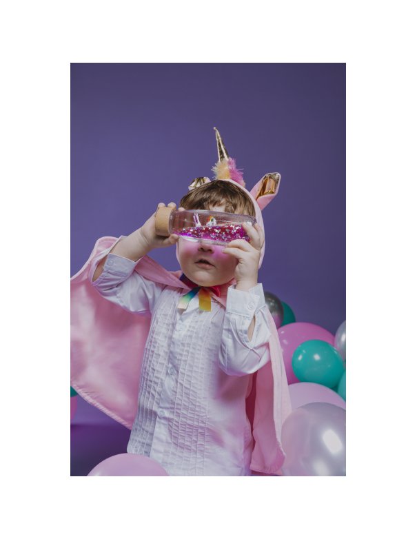 Bouteille sensorielle - Arc en ciel magique