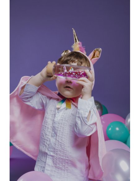 Bouteille sensorielle - Arc en ciel magique