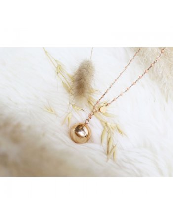 Bola de grossesse FINE- PERLE Bola rose chaîne rose perle rose